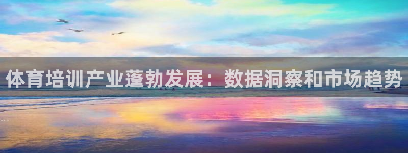 极悦娱乐代理多少钱一个月：体育培训产业蓬勃发展：数据