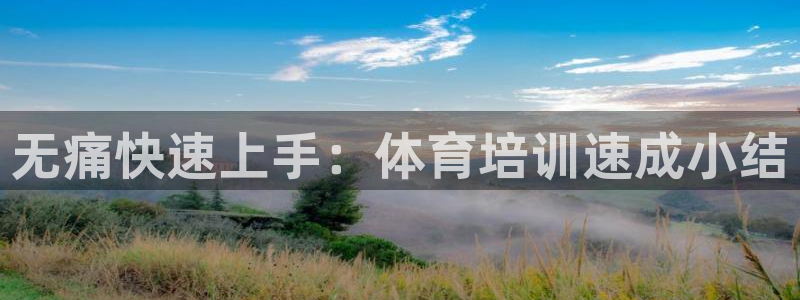 极悦平台官网登录入口网址是多少：无痛快速上手：体育培