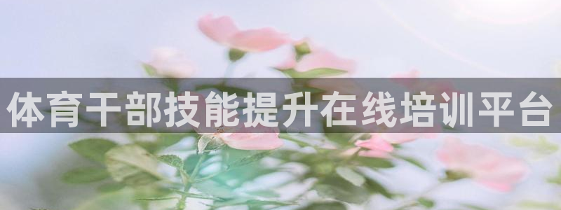 极悦娱乐代理多少钱一个月：体育干部技能提升在线培训平