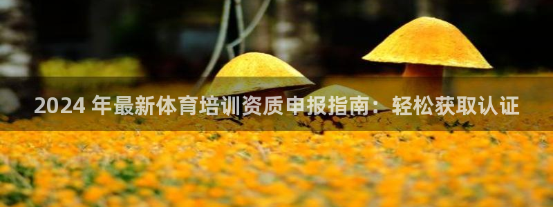 极悦平台官网登录不了：2024 年最新体育培训资质申