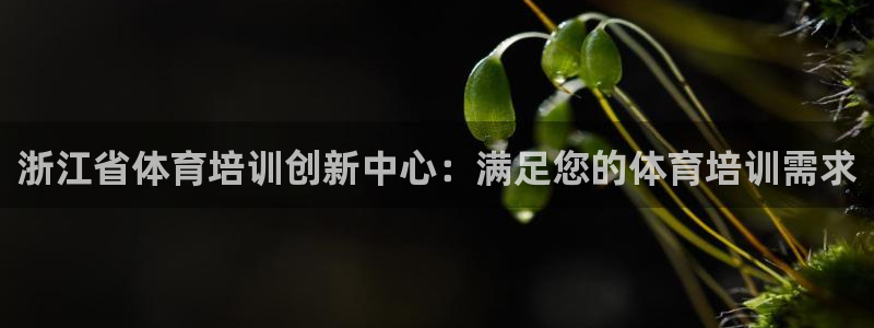 极悦平台使用注意事项有哪些：浙江省体育培训创新中心：